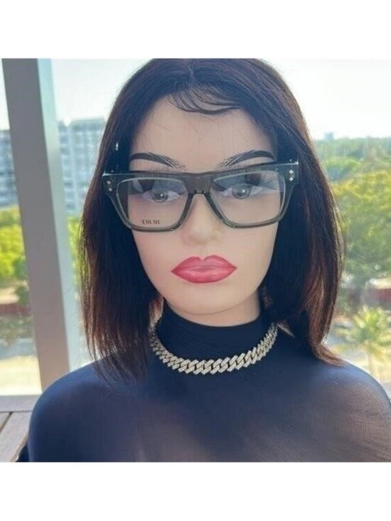 New Dior CD Diamond S6I Optical Glasses transparent Green Fast Ship! main image 10